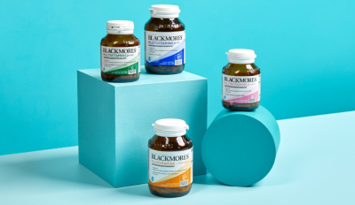 Blackmores' range of products. 